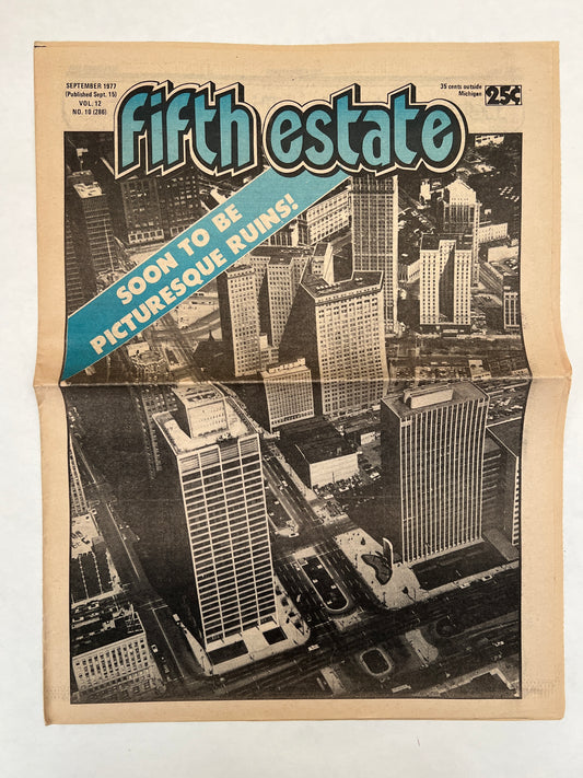 The Fifth Estate; Vol 12, No 10 (286) September 1977