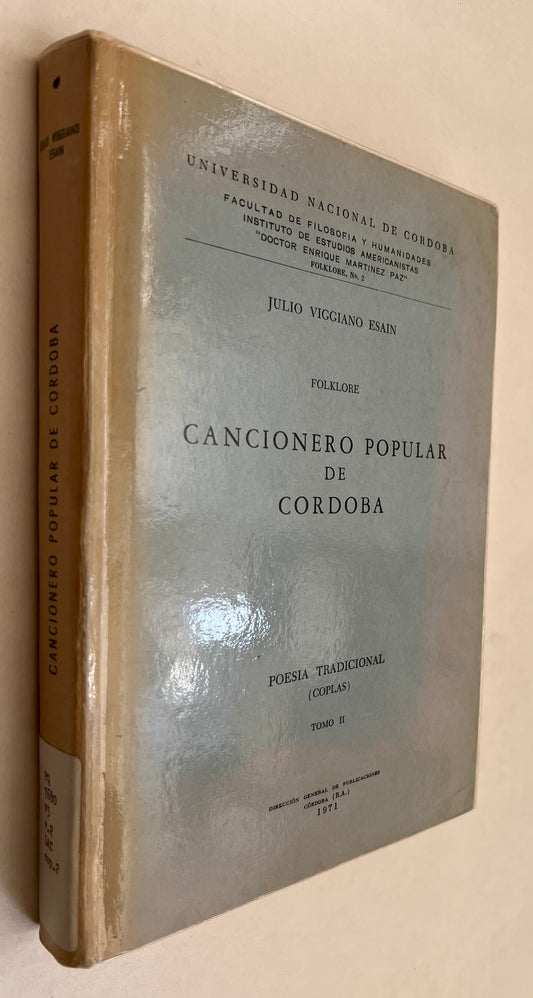 Cancionero Popular De Córdoba; Poesía Tradicional (Coplas) Tmo II