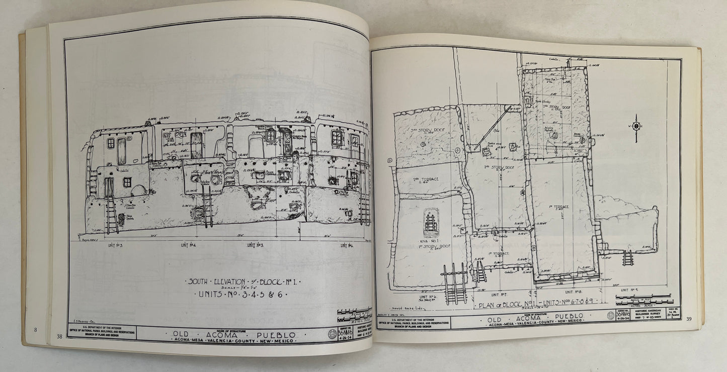 Architecture of Acoma Pueblo: the 1934 Historic American Buildings Survey Project