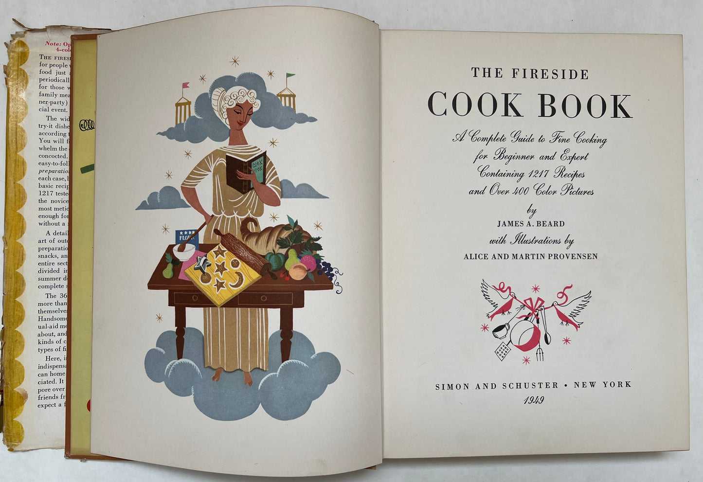 The Fireside Cook Book a Complete Guide to Fine Cooking for Beginner and Expert ; Containing 1217 Recipes and Over 400 Color Pictures