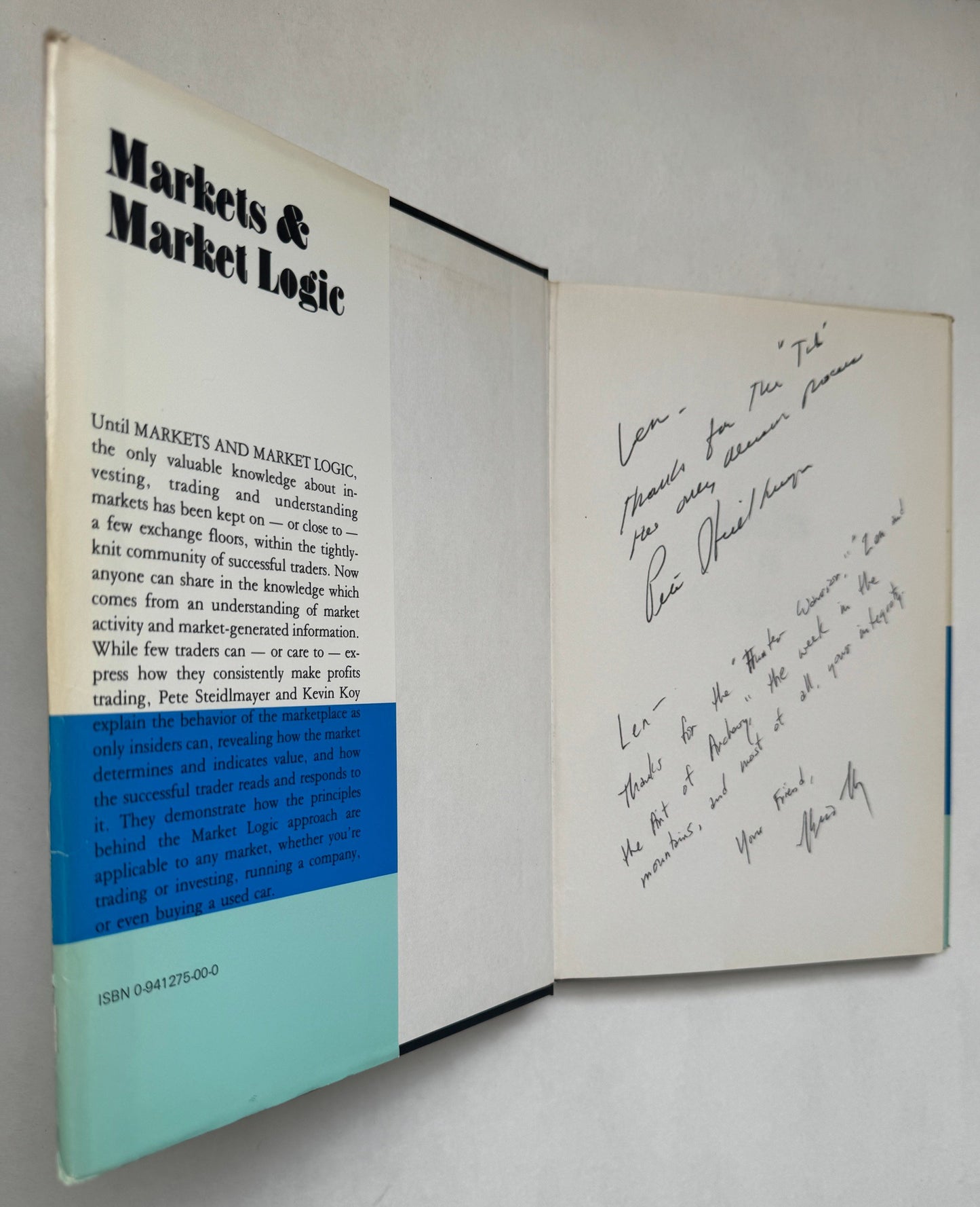 Markets and Market Logic [Signed & Inscribed by Authors]