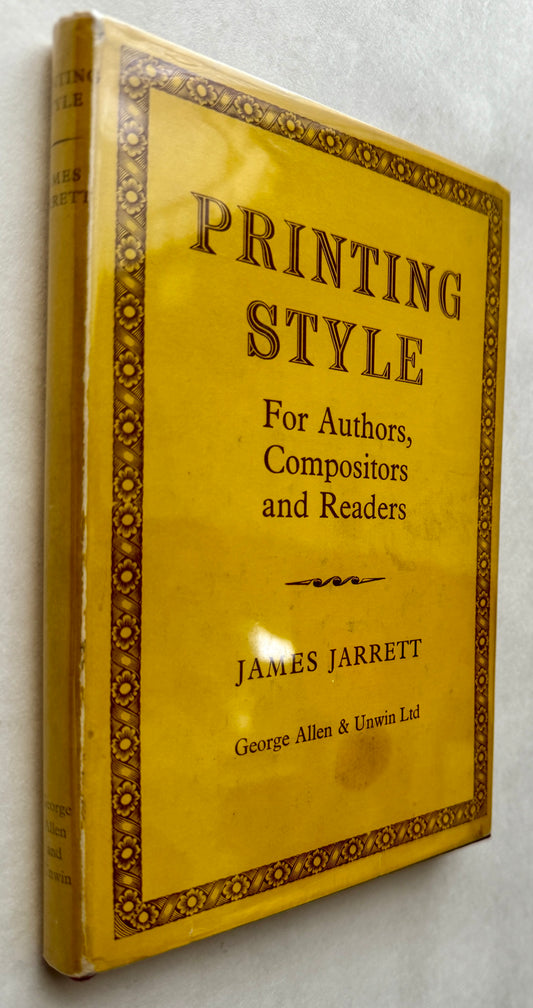 Printing Style for Authors, Compositors, and Readers