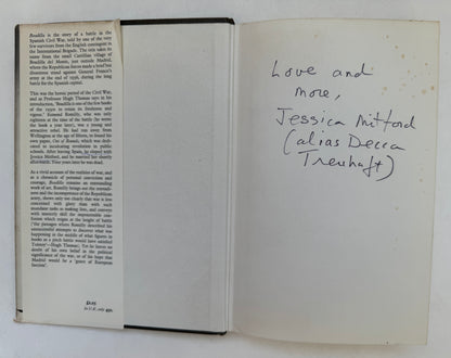 Boadilla [Signed by author's wife Jessica Mitford ]